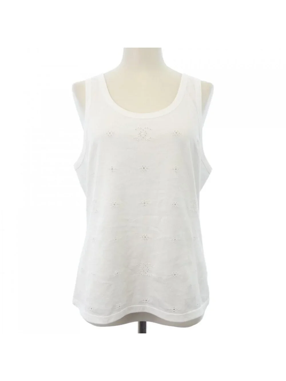 Chanel Tank Top White